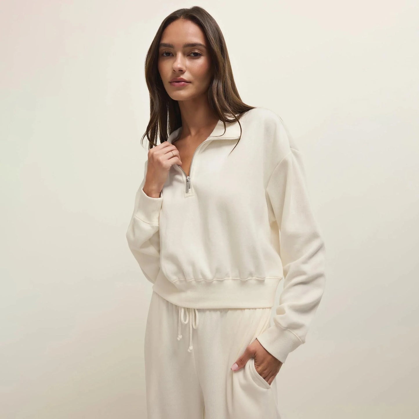 Downtown Half Zip Sweatshirt