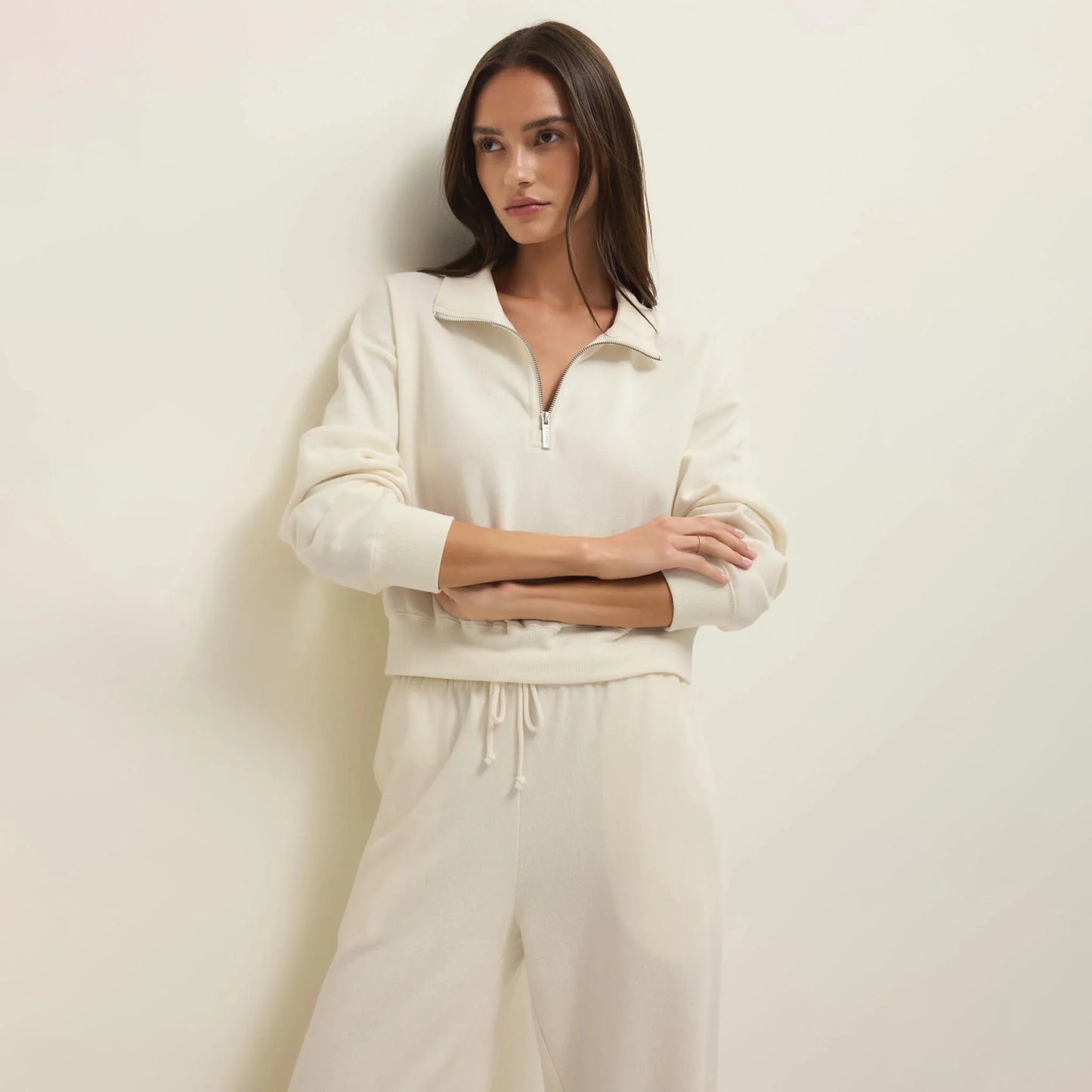 Downtown Half Zip Sweatshirt