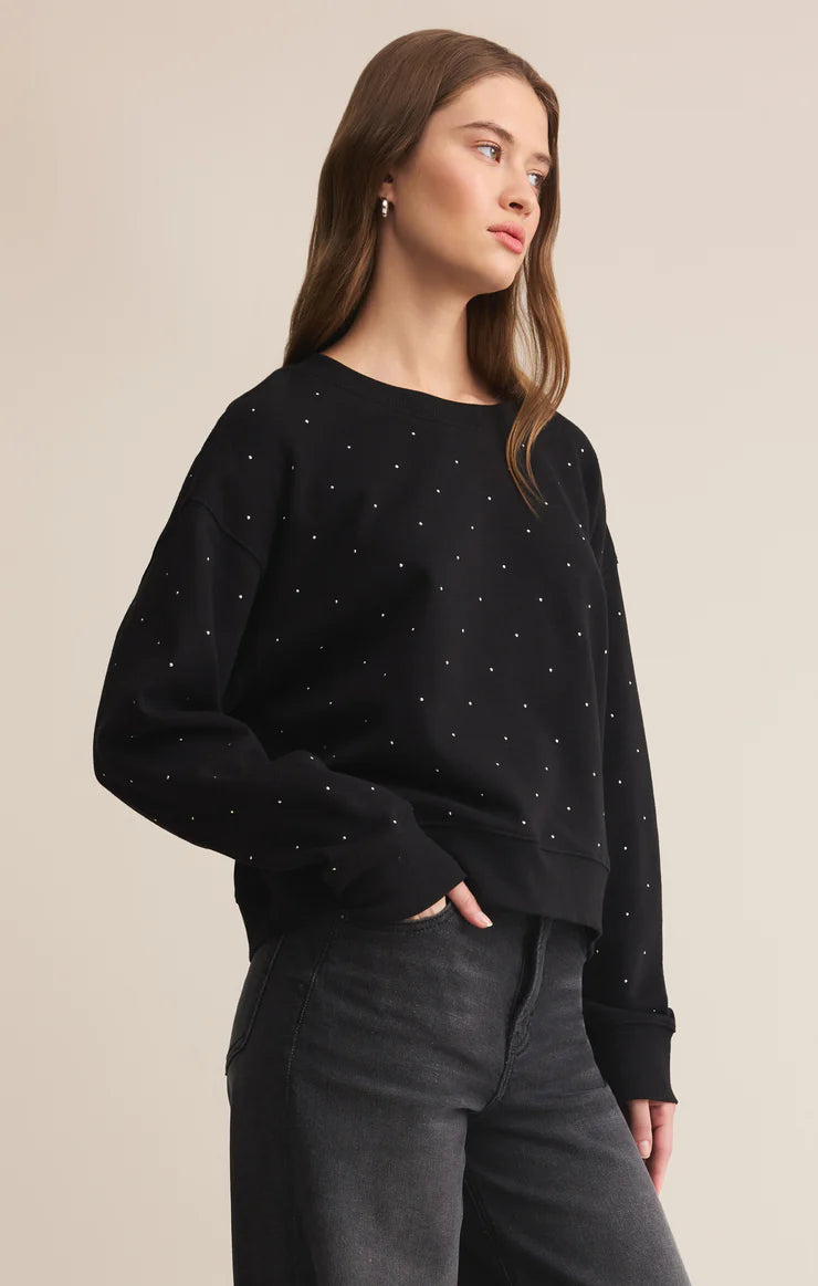 Estelle Sparkle Embellished Sweatshirt