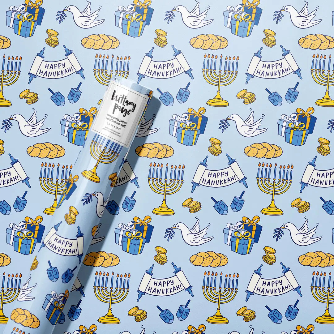 Happy Hanukkah Premium Wrapping Paper