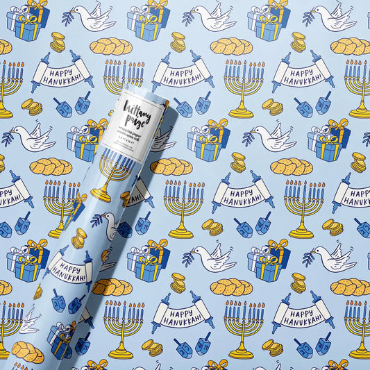 Happy Hanukkah Premium Wrapping Paper