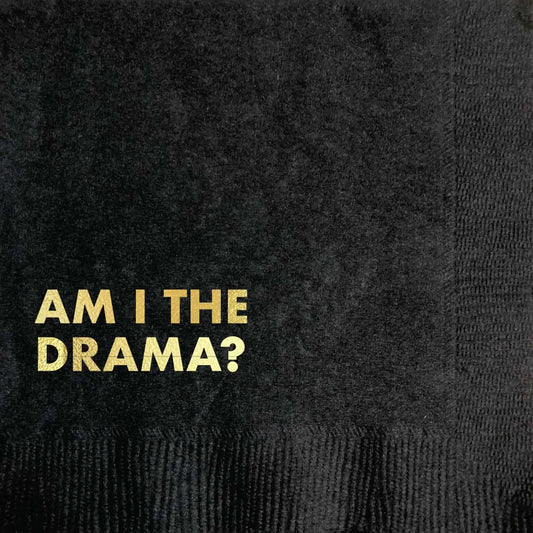 Am I the Drama Cocktail Napkins