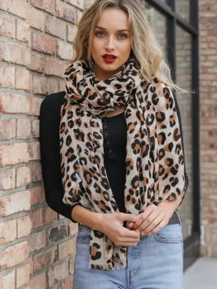 Leopard Print Scarf