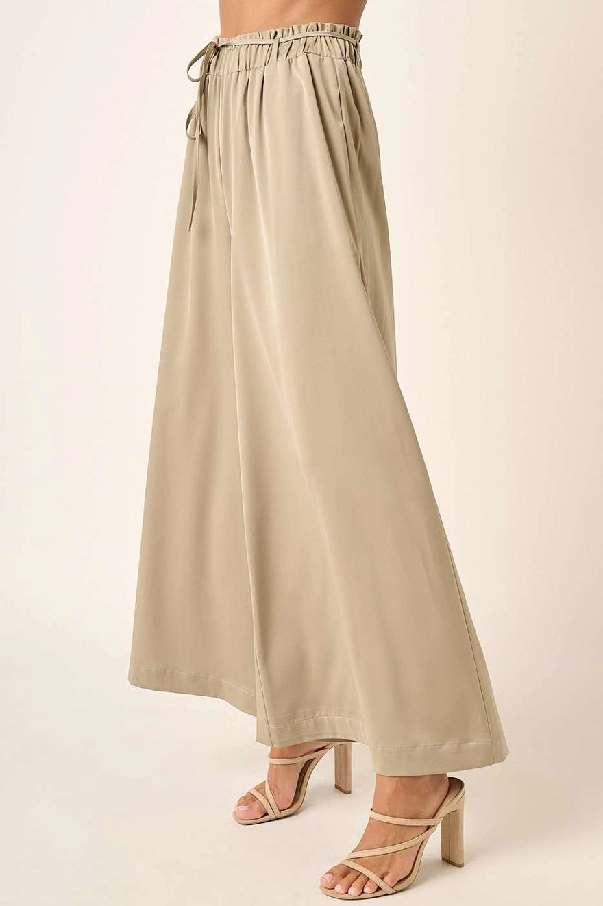 Margo Satin Wide Leg Pant