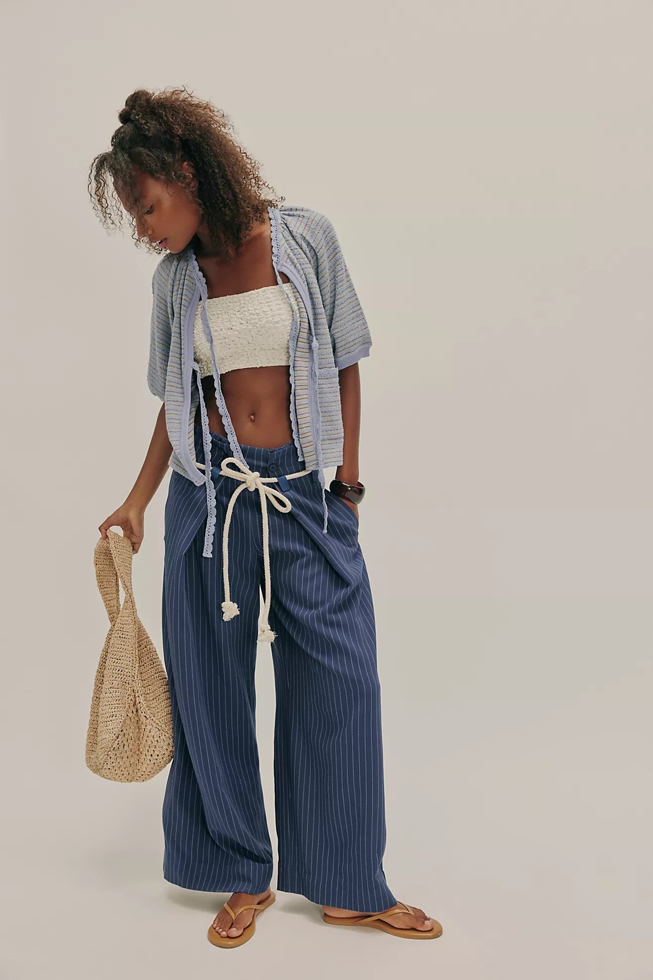 Bonnie Tie Front Top