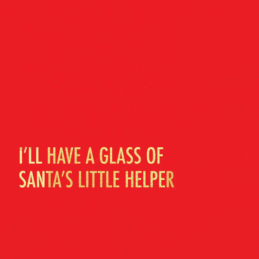 Santa's Little Helper Cocktail Napkin