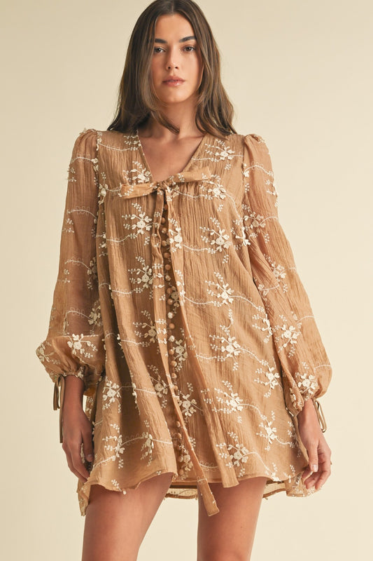 Willow Embroidered Dress