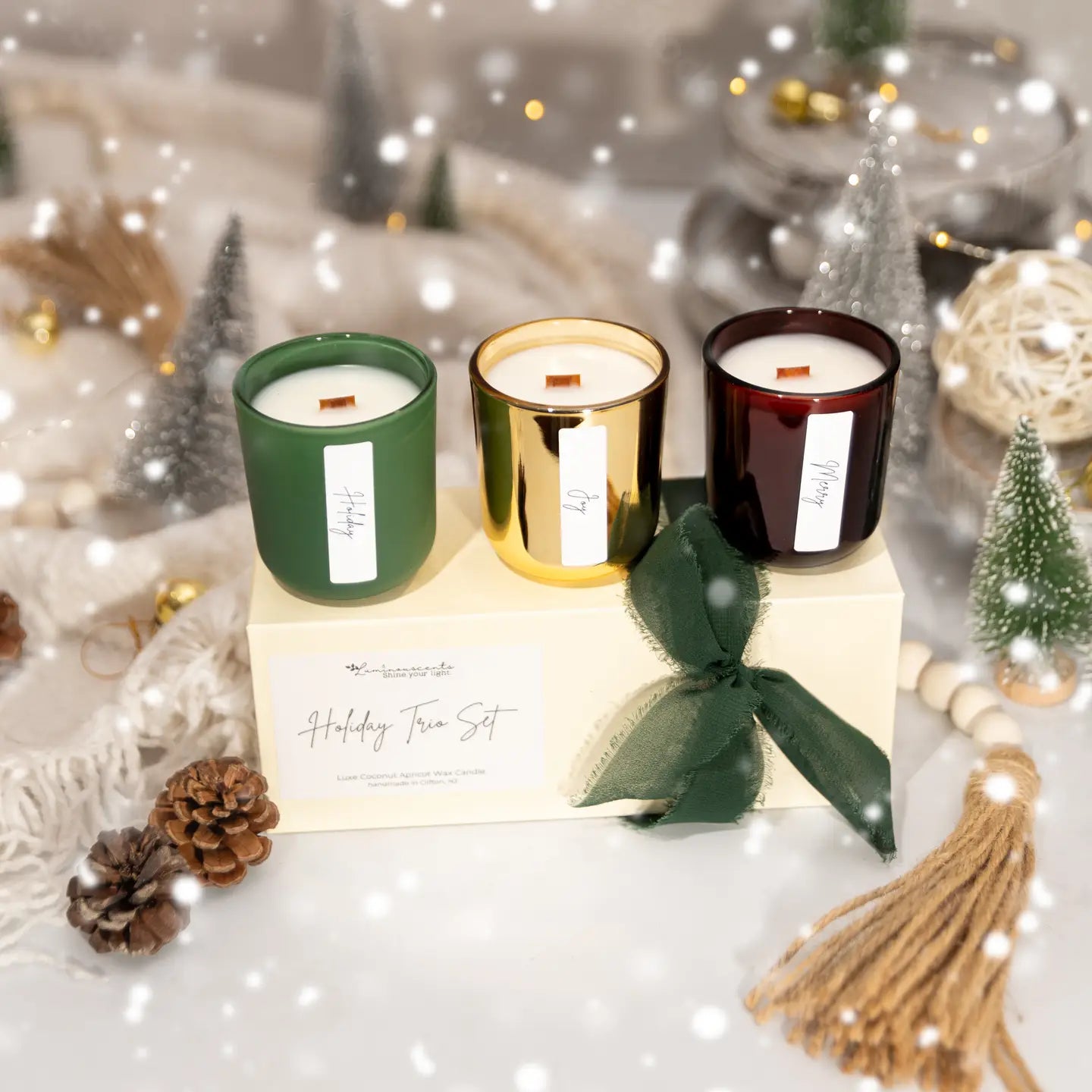 Holiday Trio Candle Set