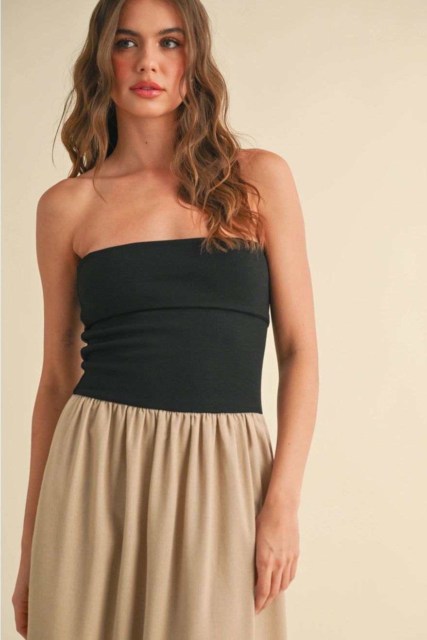 Khloe Strapless Maxi Dress