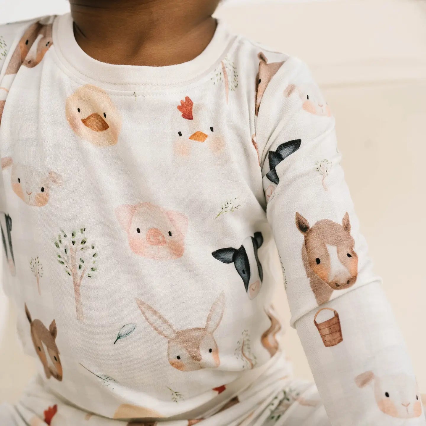 Farm Animal Bamboo Set