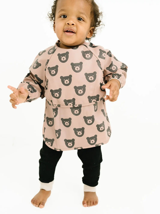 Brown Bear Baby Bib