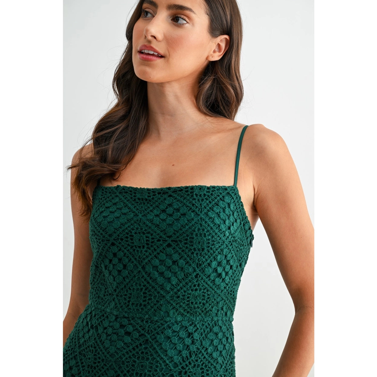 Genny Crochet Midi Dress