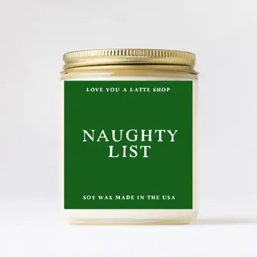 Naughty List Candle