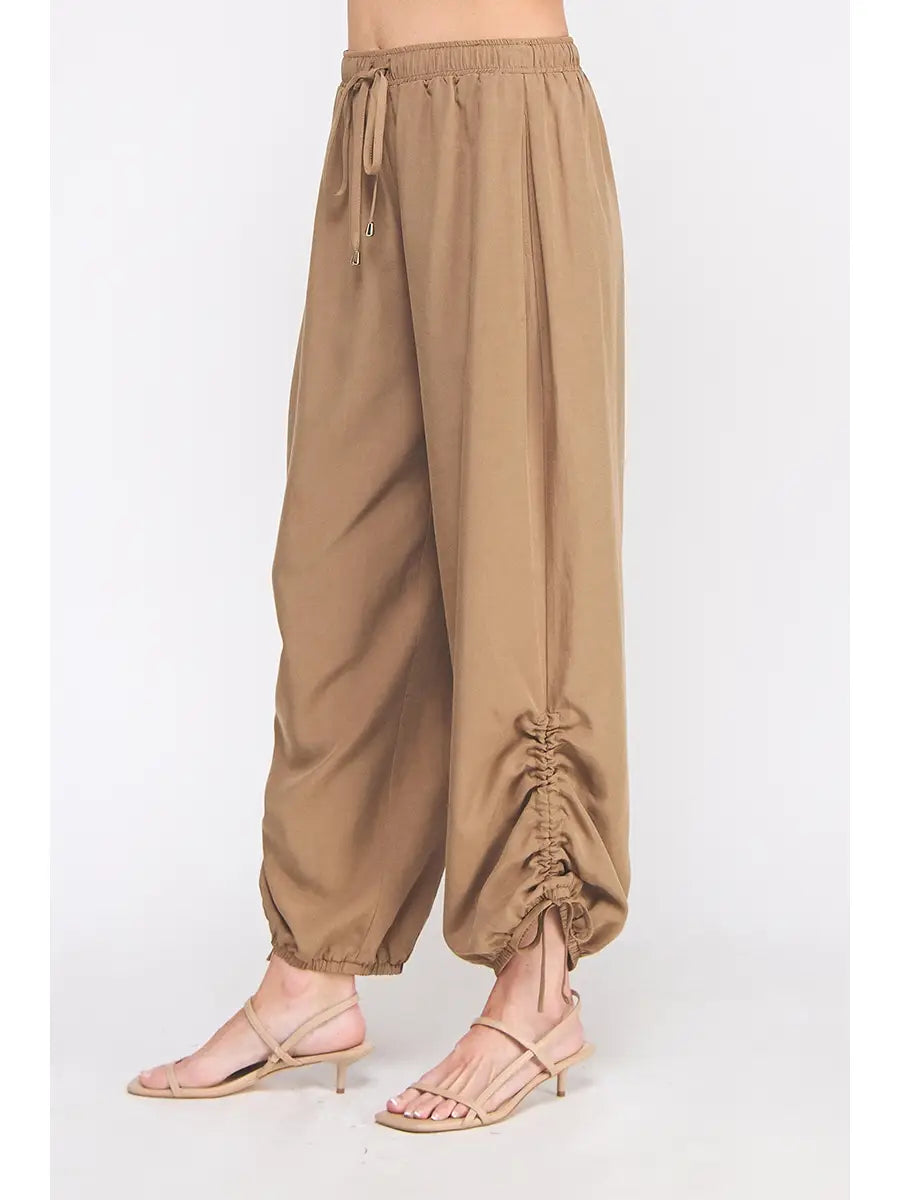 Allister Drapey Twill Adjustable Scrunch Jogger