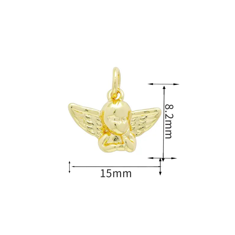 18k Angel Charm