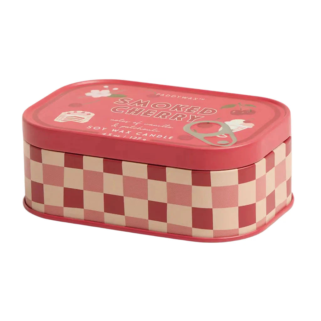 Bistro Illustrated Tin Candle