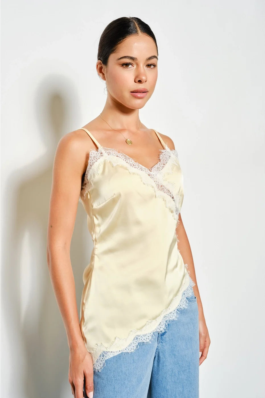Belle Lace Asymmetrical Cami