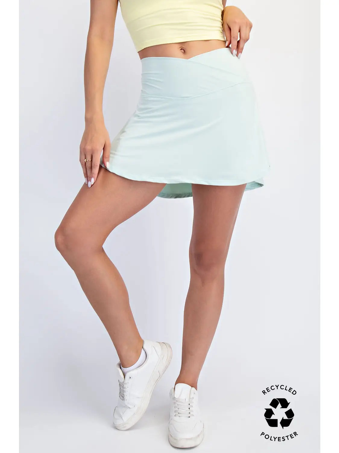 Daphne Butter Soft V Shaped High Waist Skort