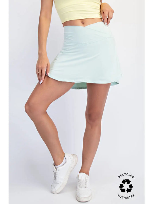 Daphne Butter Soft V Shaped High Waist Skort