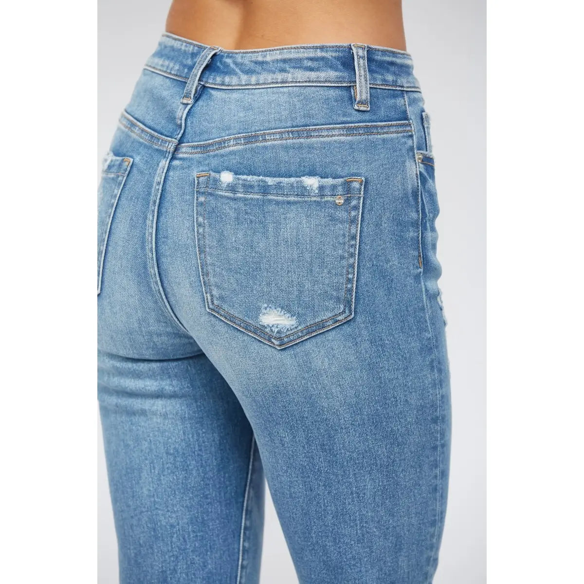 Sawyer High Rise Slim Crop Denim