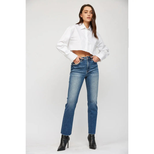 Mariana Super High Rise Straight Denim