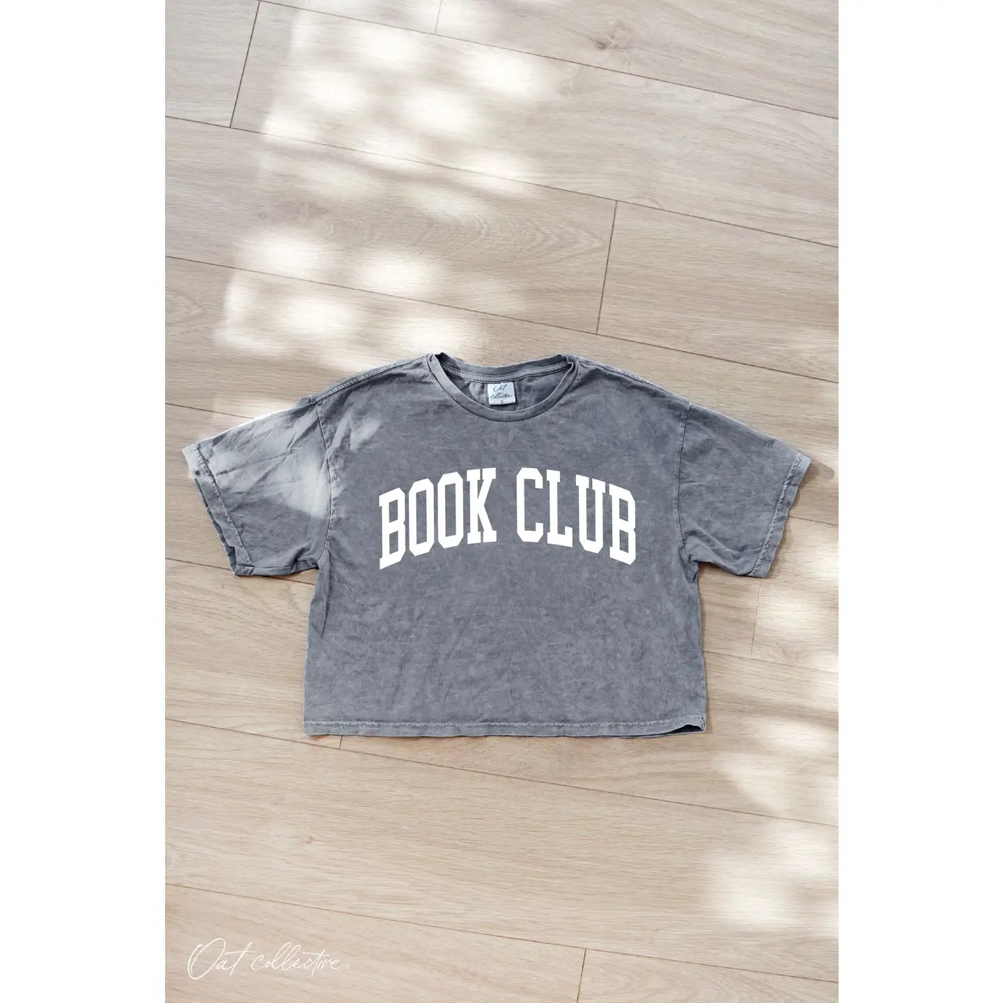 Book Club Cropped Graphic Tee