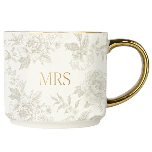Mrs Floral Coffee Mug