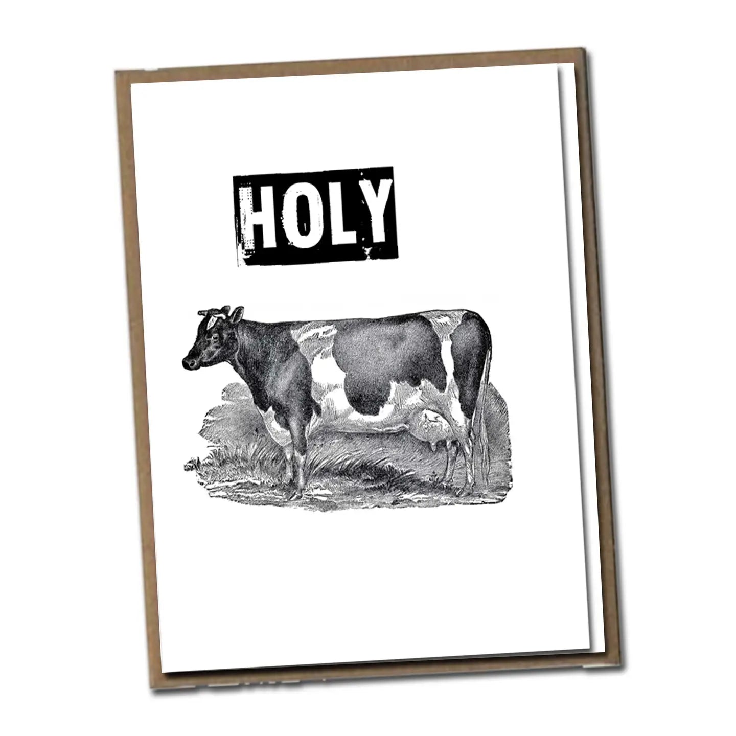 Holy Cow Greeting Card