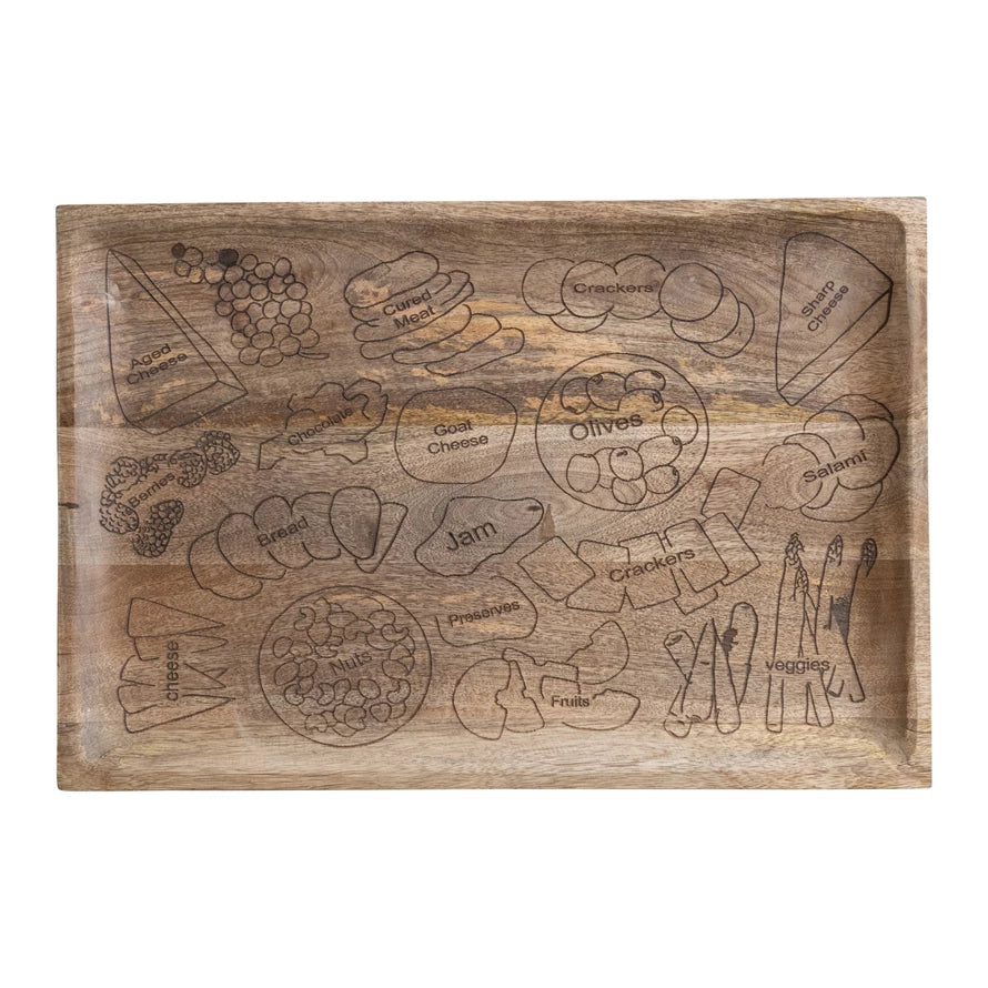 Mango Wood Cheese/Serving Board