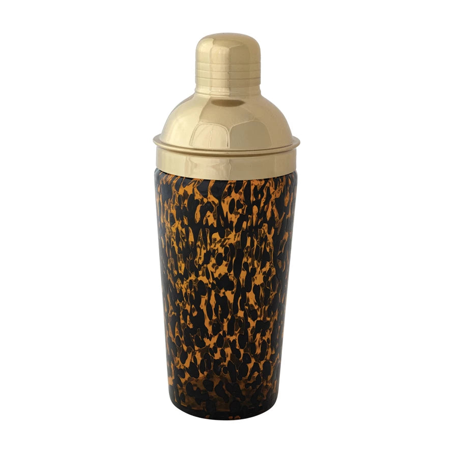 Confetti Glass Cocktail Shaker