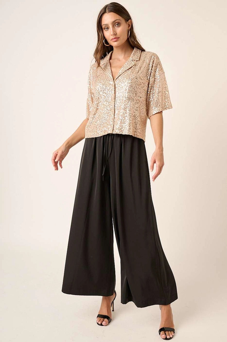 Margo Satin Wide Leg Pant