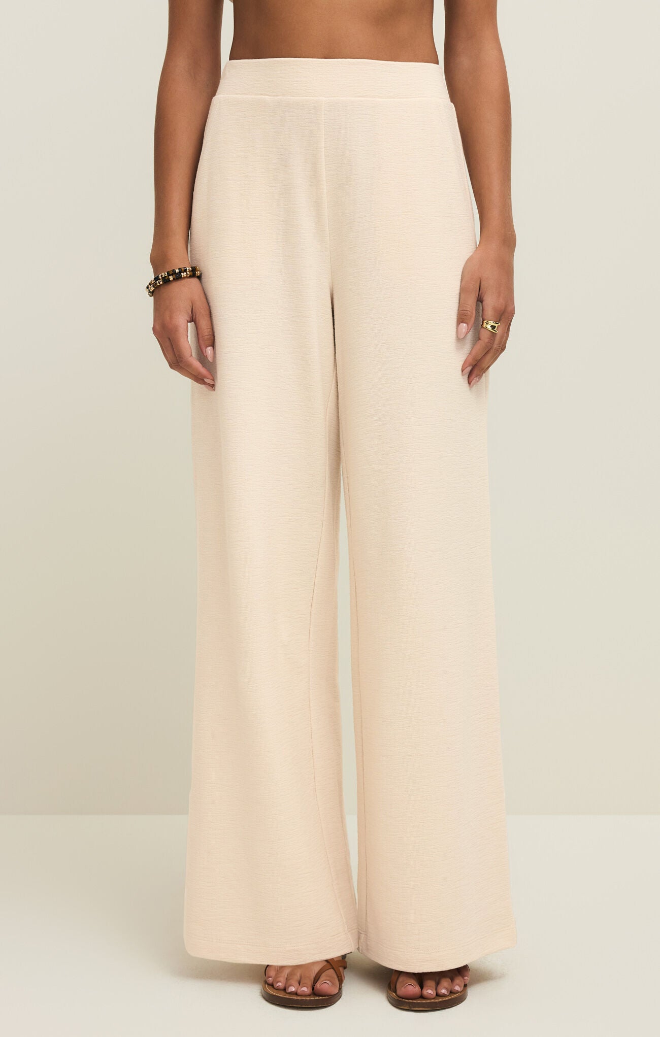 Andre Textured Wide Leg Pant