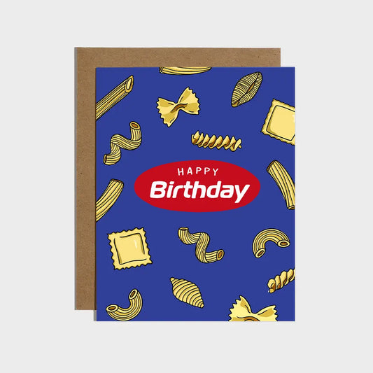 Pasta Birthday Greeting Card