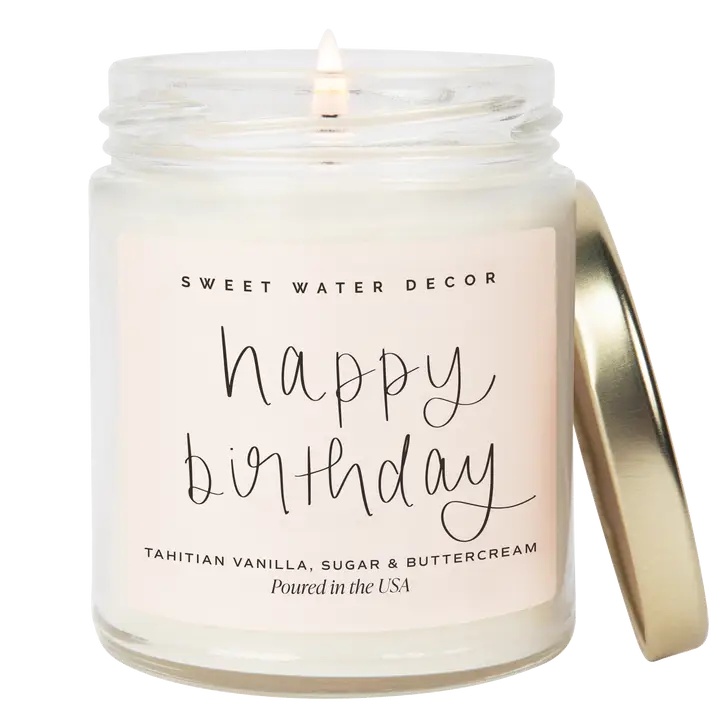 Happy Birthday Soy Candle