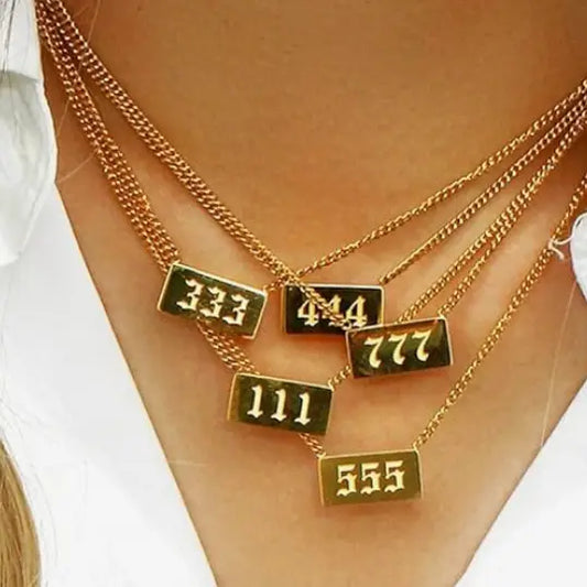 Angel Number Layering Necklace