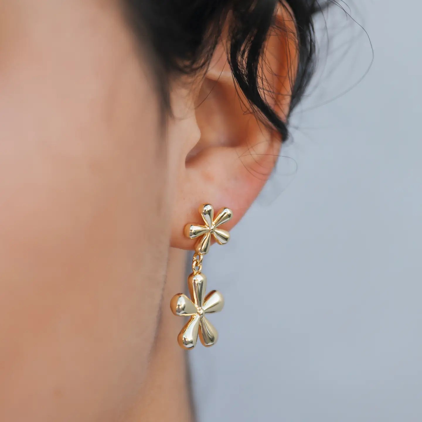 Double Daisy Earrings