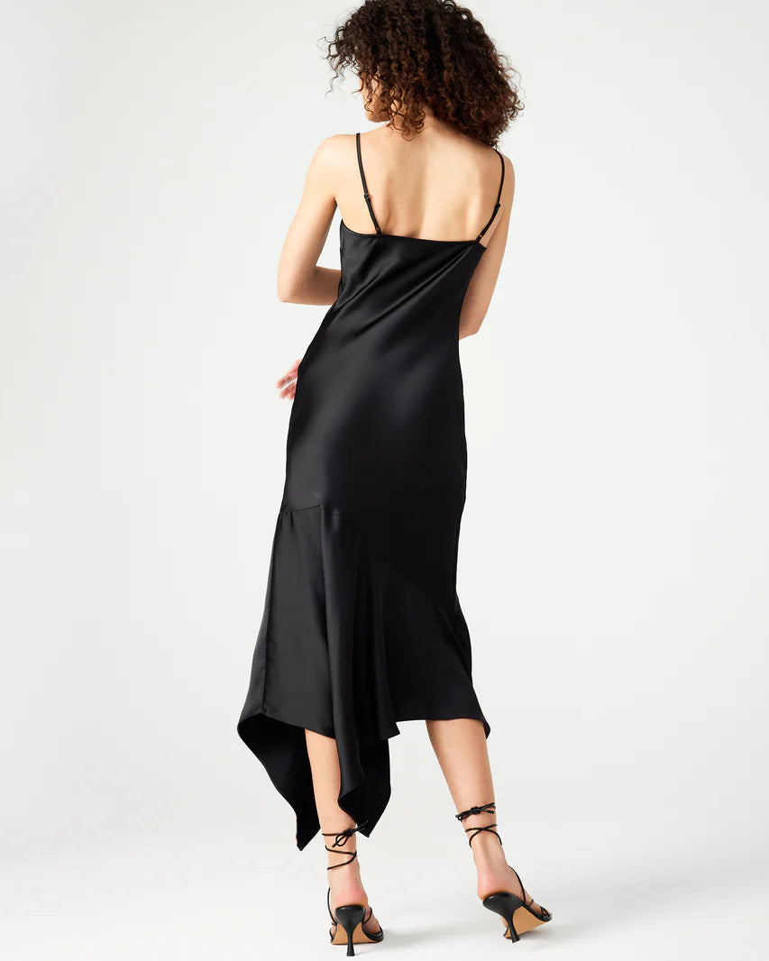 Ivy Satin Midi Dress