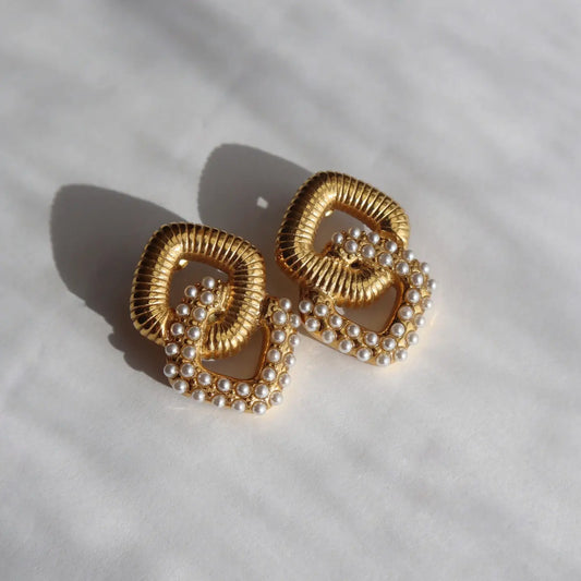 Statement Pearl Earrings