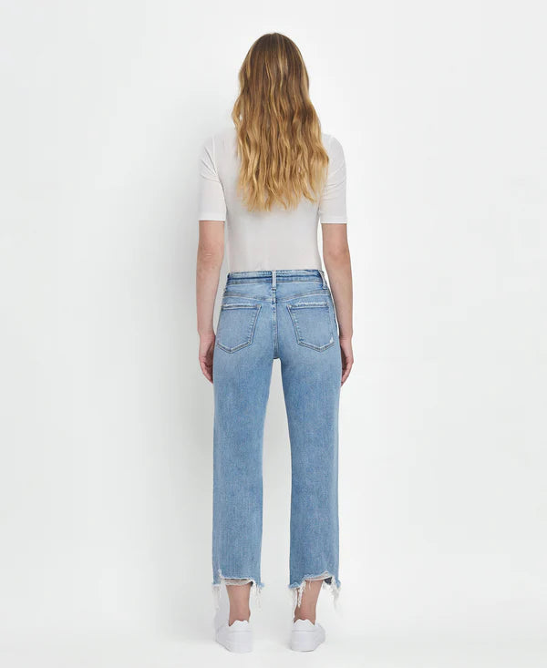 Victoria High Rise Regular Straight Jeans