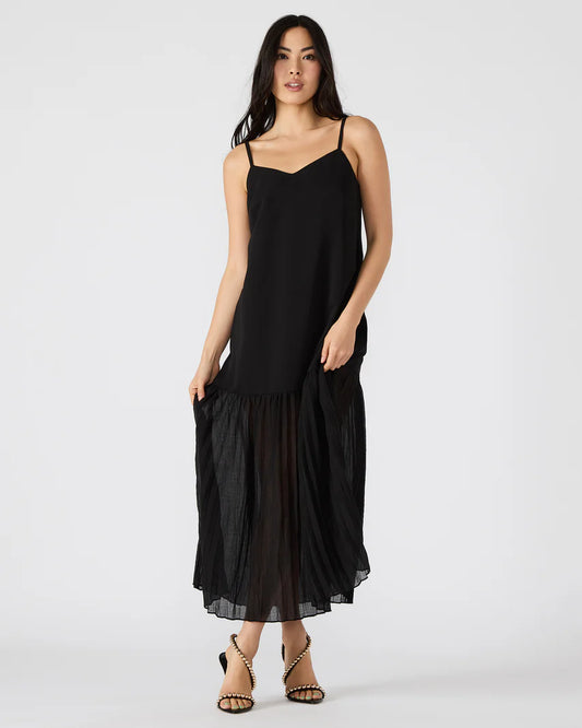 Paris Flowy Sheer Bottom Maxi Dress