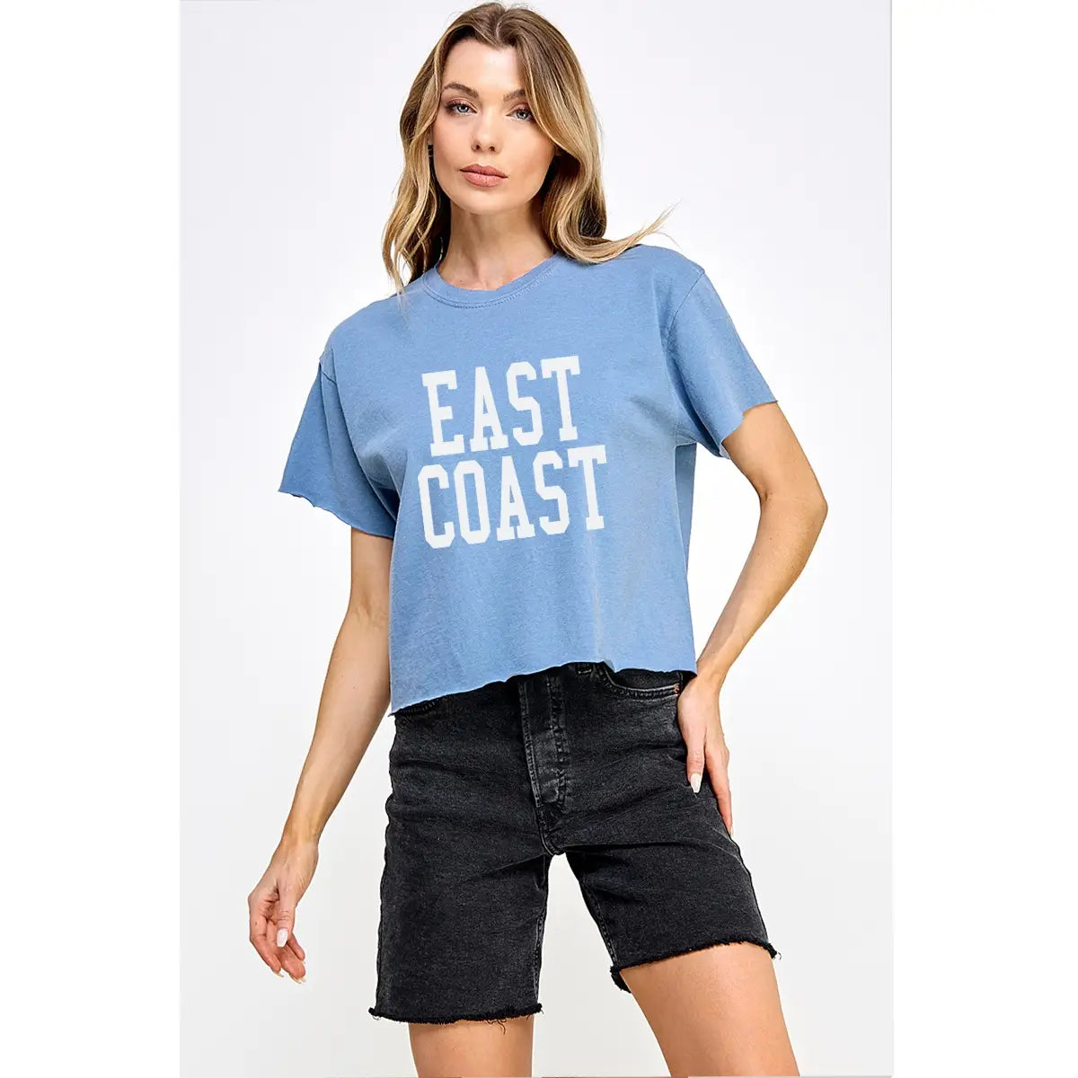 East Coast Vintage Cropped Graphic Tee