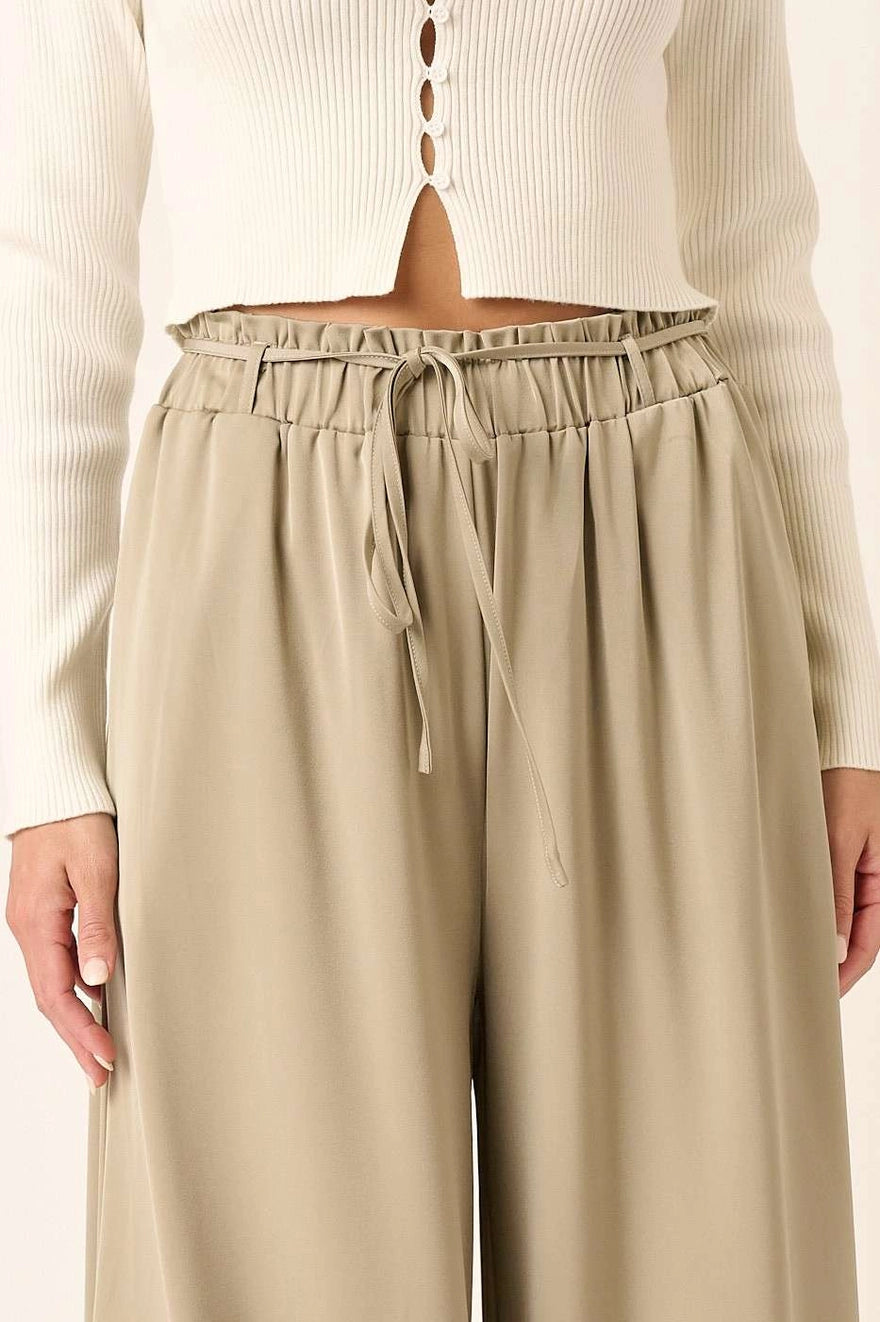 Margo Satin Wide Leg Pant