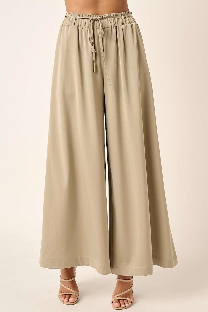 Margo Satin Wide Leg Pant