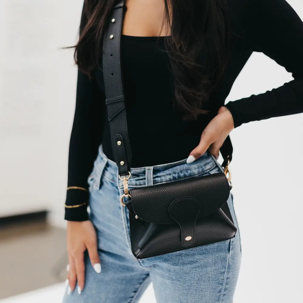 Chloe Vegan Leather Crossbody Bag