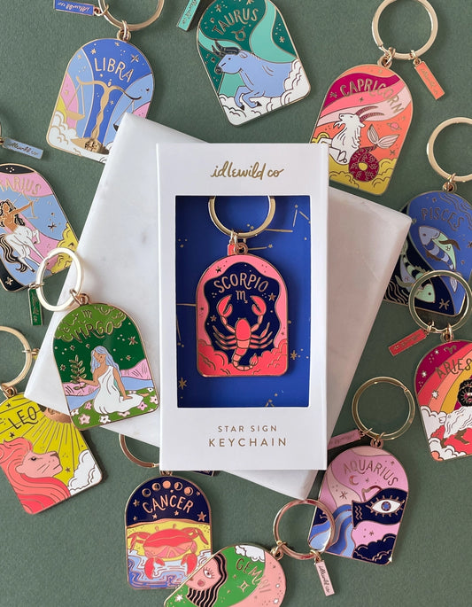 Zodiac Keychain