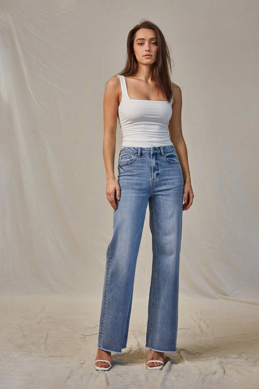 Jamie Super High Wide Leg Denim