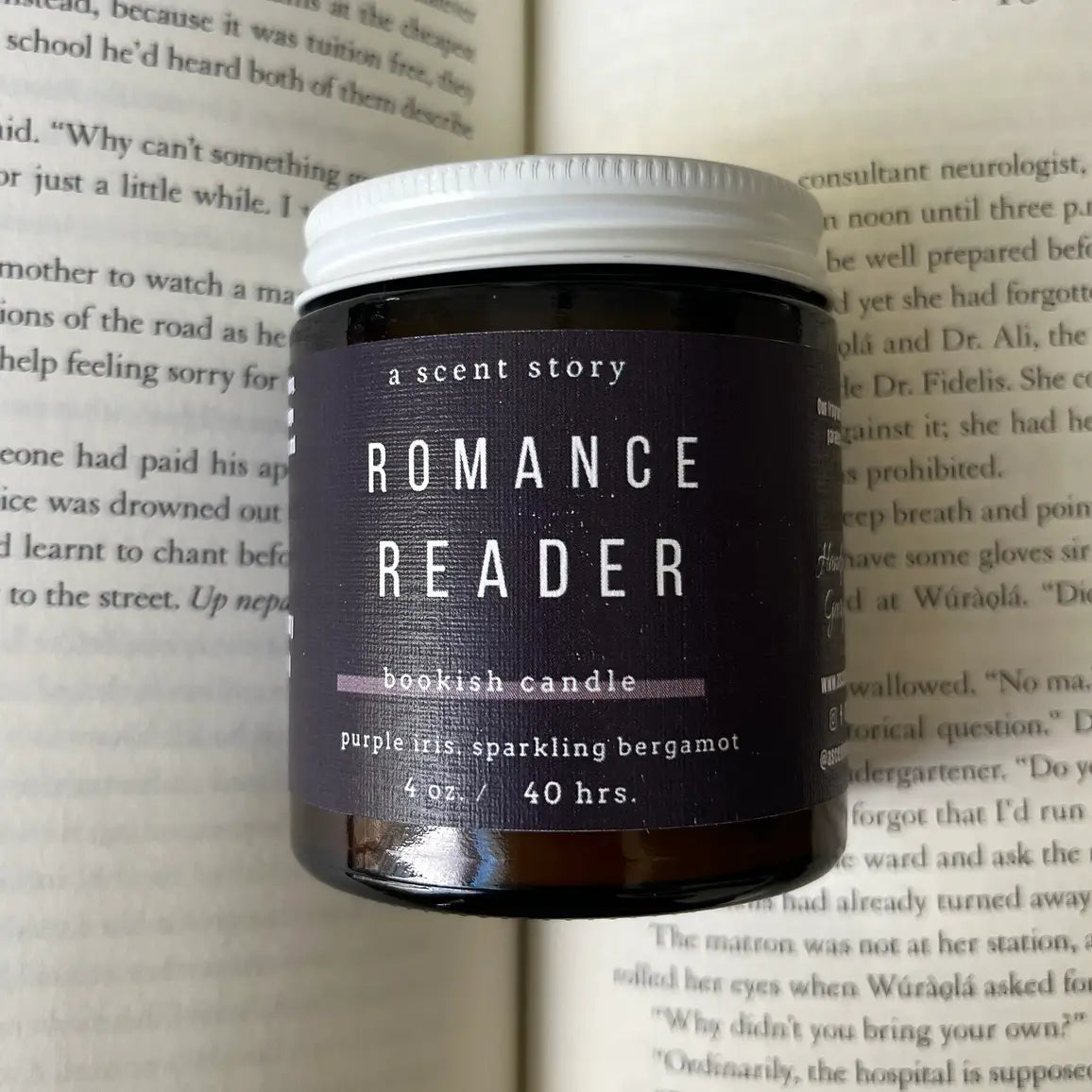 Romance Reader Candle