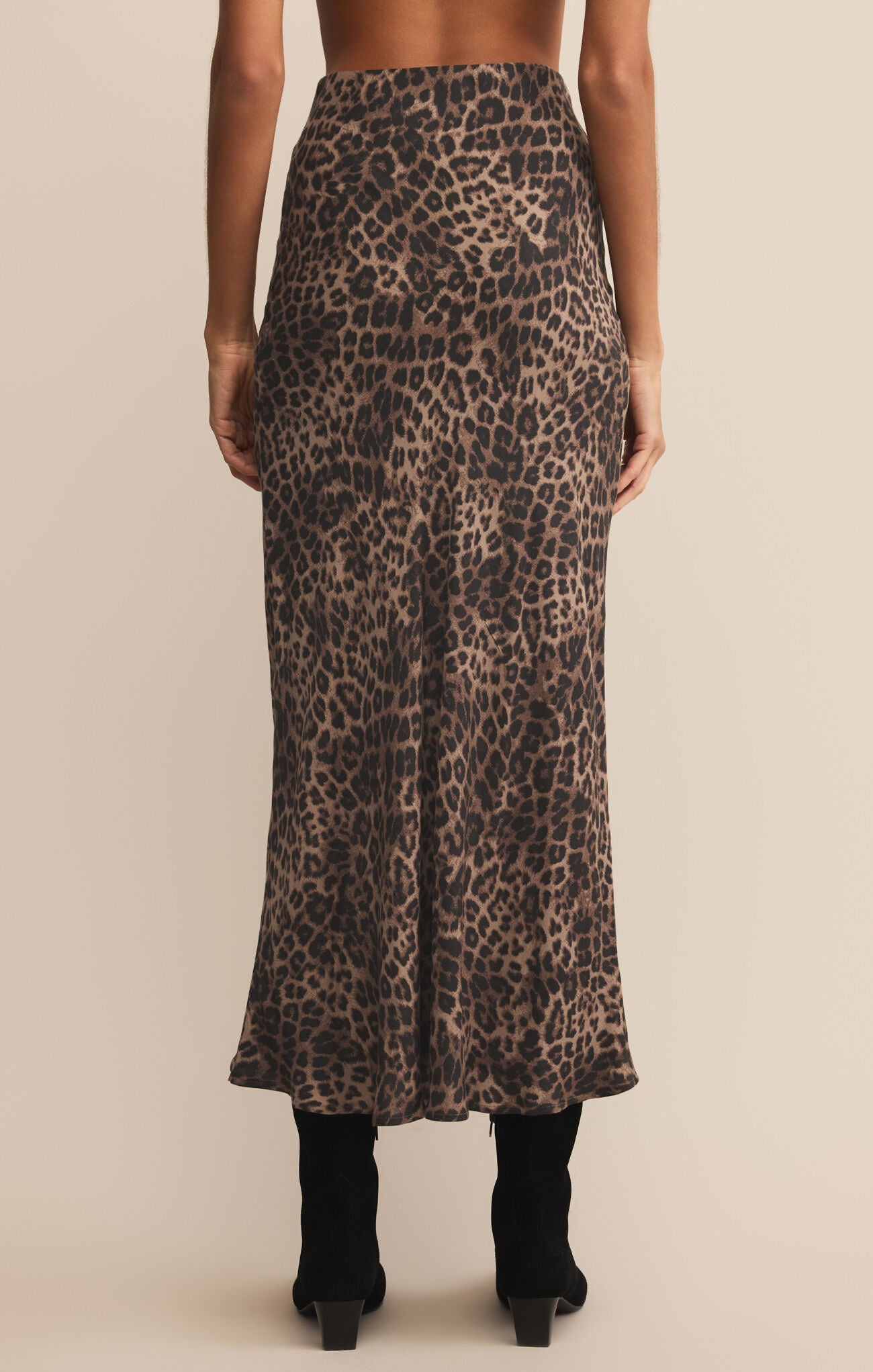 Livi Leopard Midi Skirt
