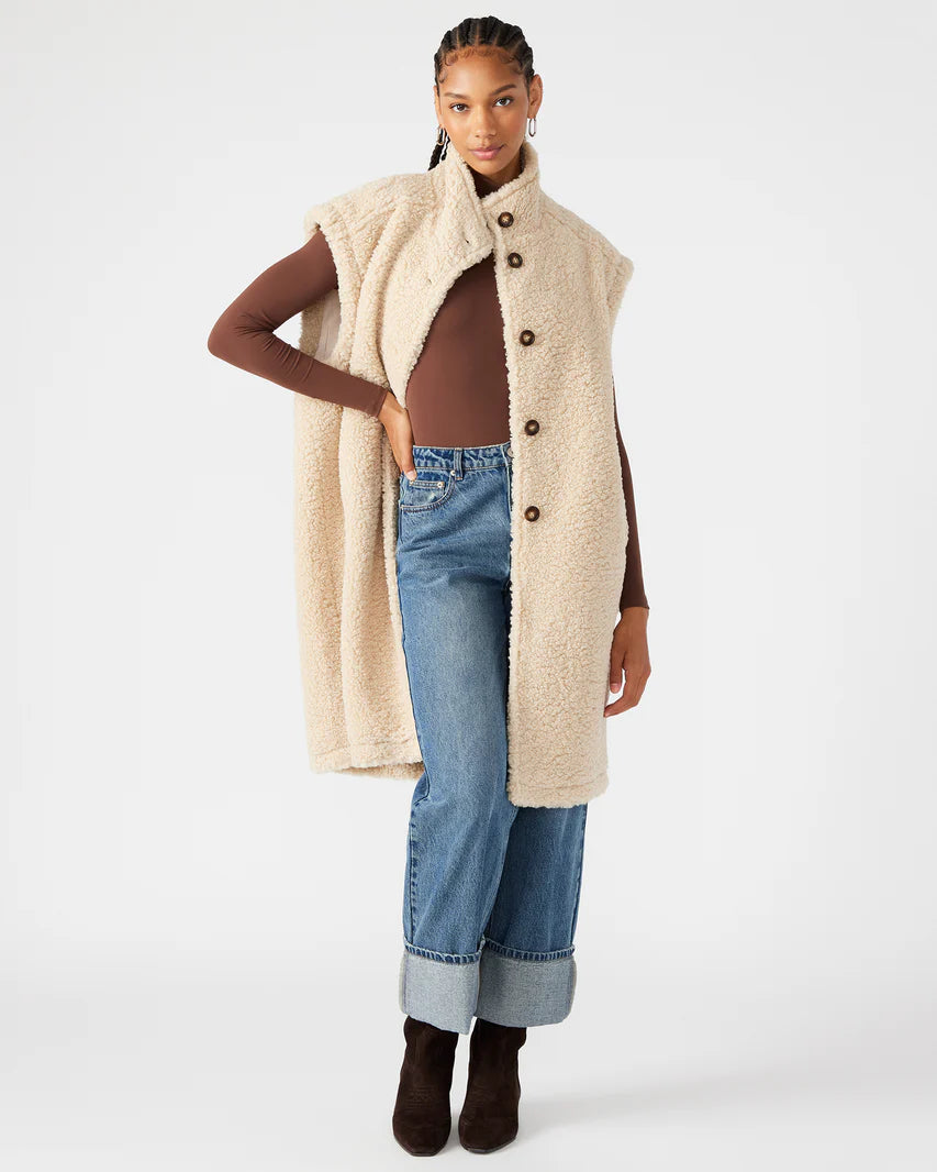 Catalina Sherpa Long Vest