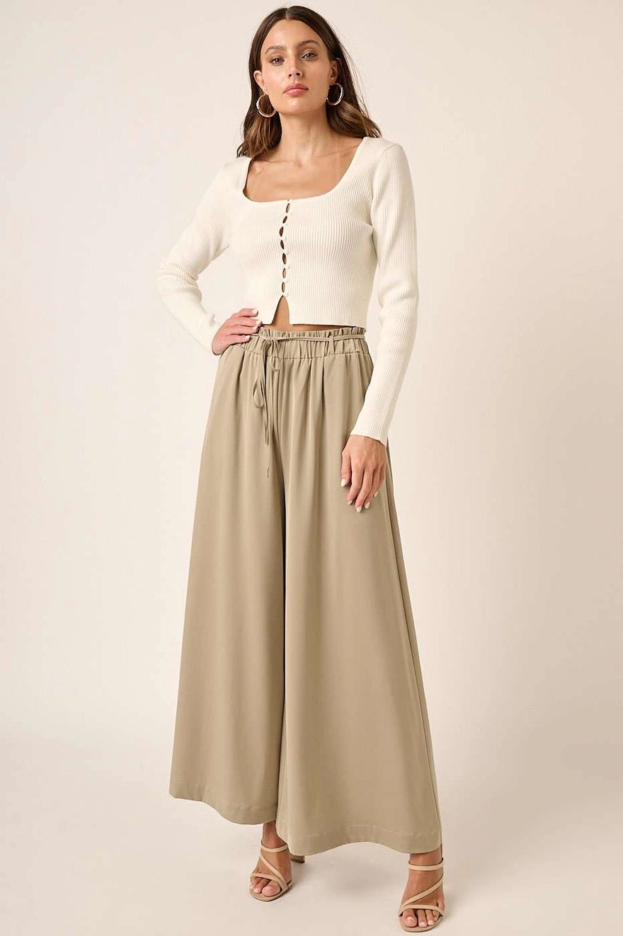 Margo Satin Wide Leg Pant